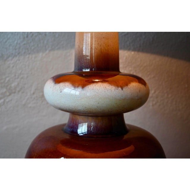 Brutalist Fat Lava Ceramic Totem Lamp, 1970s For Sale - Image 10 of 15