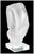 The artwork here, "Penumbra", is a remarkable depiction of a young female with a shawl draped around her head, saturated...