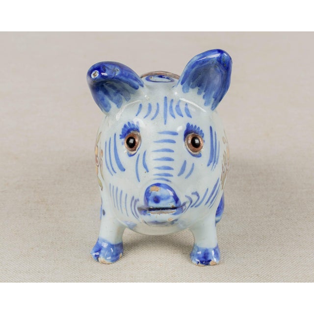 Ceramic Desvres Fourmaintraux French Faience Pique Fleurs Bud Vase For Sale - Image 7 of 10