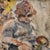 Abstract American School Abstract Figure Oil, 20th C. For Sale - Image 3 of 7