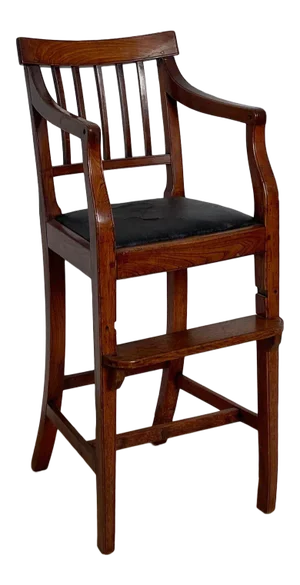 Georgian Elm Child's Chair, England Circa Early 19th Century