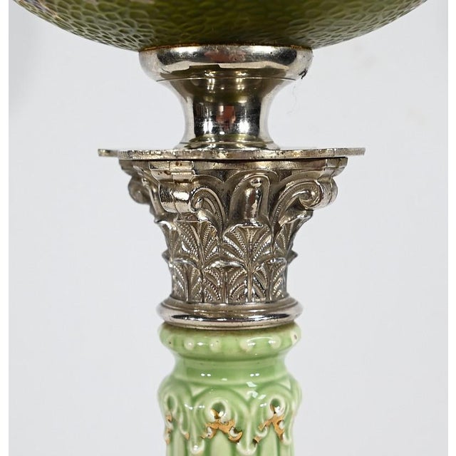 Art Nouveau Oil Lamp, 1900s For Sale - Image 9 of 18