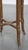 Wood French Round Brocante Side Table with Gold-Colored Wooden Frame and Marble Top For Sale - Image 7 of 8