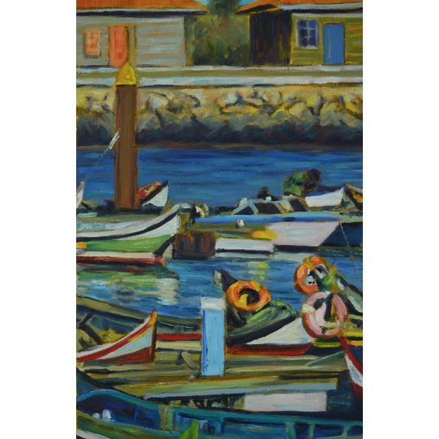Patrice Guiraud, City of Aveiro, Portugal, 2019, Oil on Canvas For Sale - Image 8 of 9
