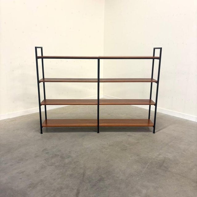 Teak Bookcase or Room Divider, 1960s For Sale - Image 14 of 16