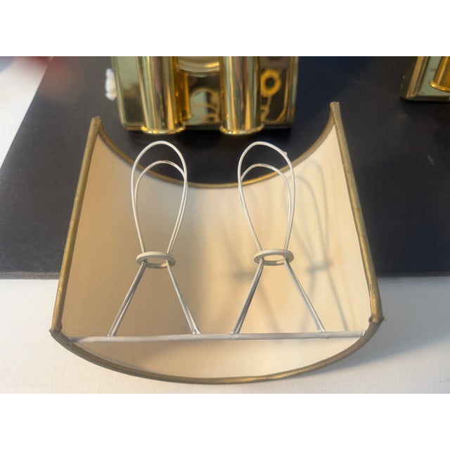 Vintage Wall Lamp in Brass For Sale - Image 10 of 11