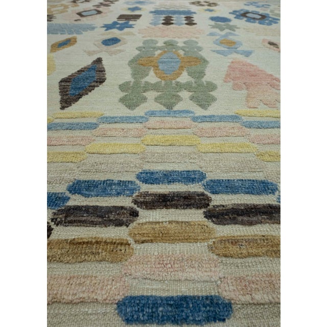 Early 21st Century Turkish Kilim Oriental Handmade Flatweave 9'3" x 12'6" #18584 For Sale - Image 5 of 8