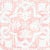 Sample - Schumacher X Mary McDonald Azulejos Wallpaper in Pink For Sale