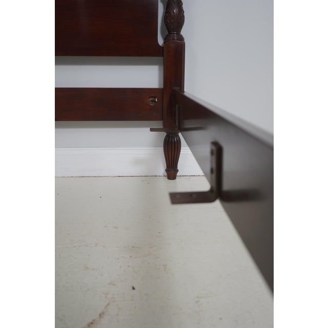 Councill Craftsmen King Size Mahogany Poster Bed For Sale - Image 13 of 16