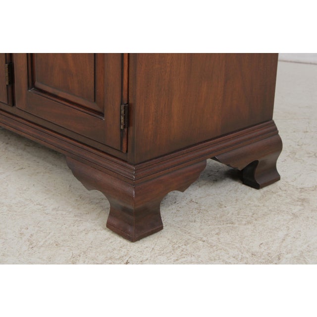 Henkel Harris Mahogany 4 Door China Cabinet For Sale - Image 14 of 18