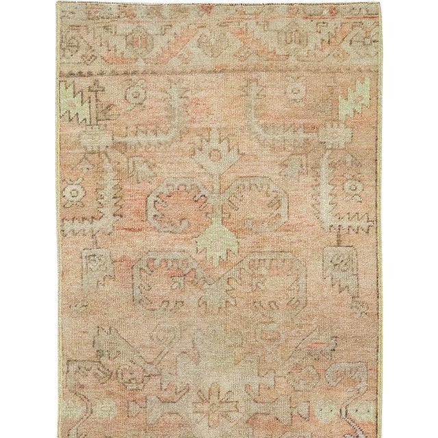 Rustic Galerie Shabab Collection Mid-20th Century Turkish Anatolian Runner For Sale - Image 3 of 10