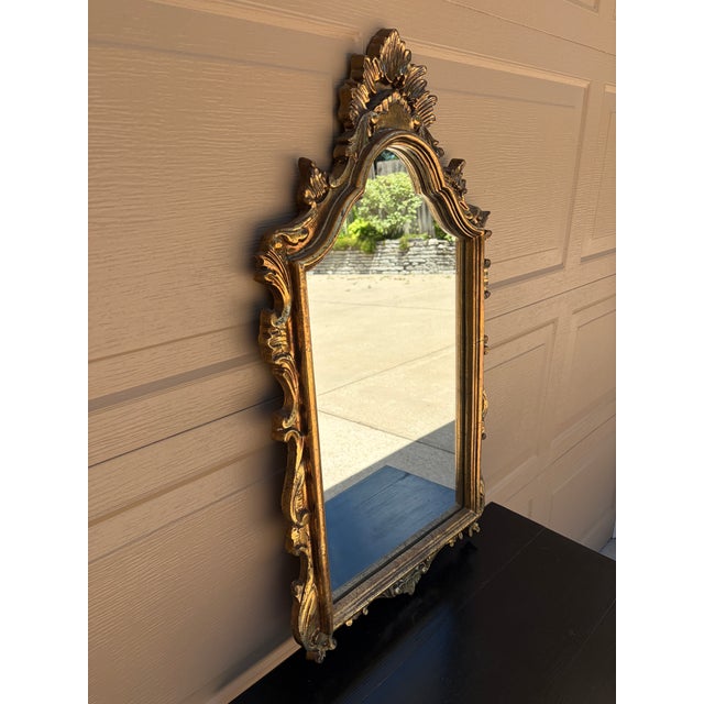 Pair of Mid-Century Italian Neoclassical Giltwood Mirrors For Sale - Image 17 of 18
