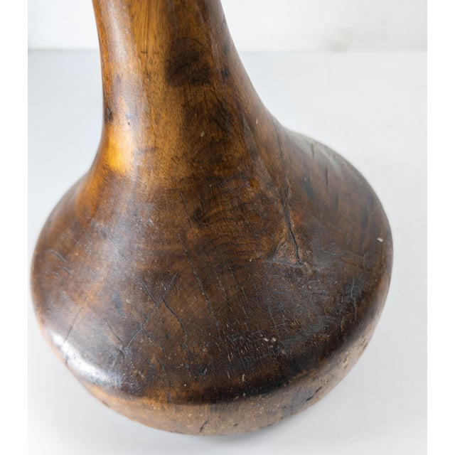 19th Century Unusual Carved Wood Ceremonial Club Sculpture, Pacific Islands For Sale - Image 13 of 16