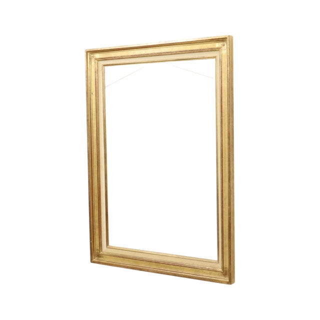 Sleek Gold Wooden Painting Frame For Sale - Image 10 of 15