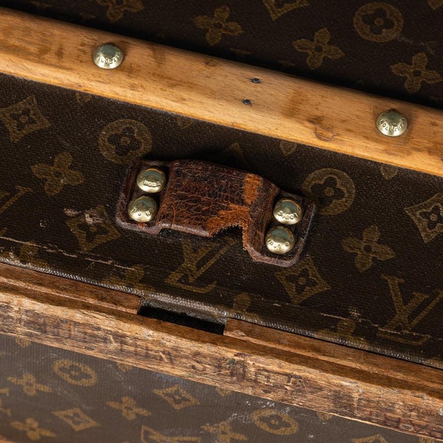 An exquisite and complete louis vuitton trunk from the early part of the 20th century. An absolutely essential item for...