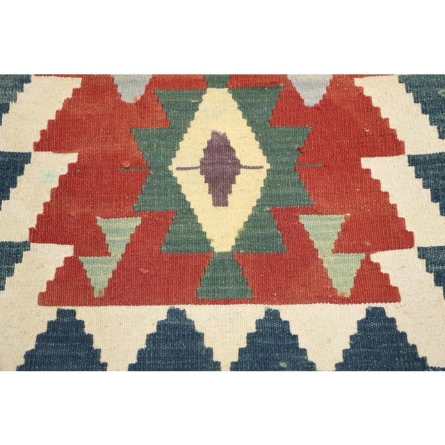 Vintage Persian Shiraz Kilim Rug - 02'00 X 02'11 For Sale - Image 4 of 9