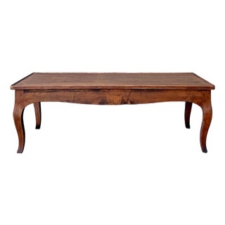 Vintage Italian Wood Coffee Table For Sale