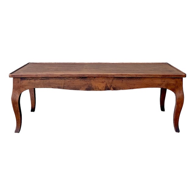 Vintage Italian Wood Coffee Table For Sale