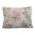 Pair of custom-tailored pillows in Thibaut Anna French "Villeneuve" linen fabric. Cream cotton-velvet fabric back. Custom...