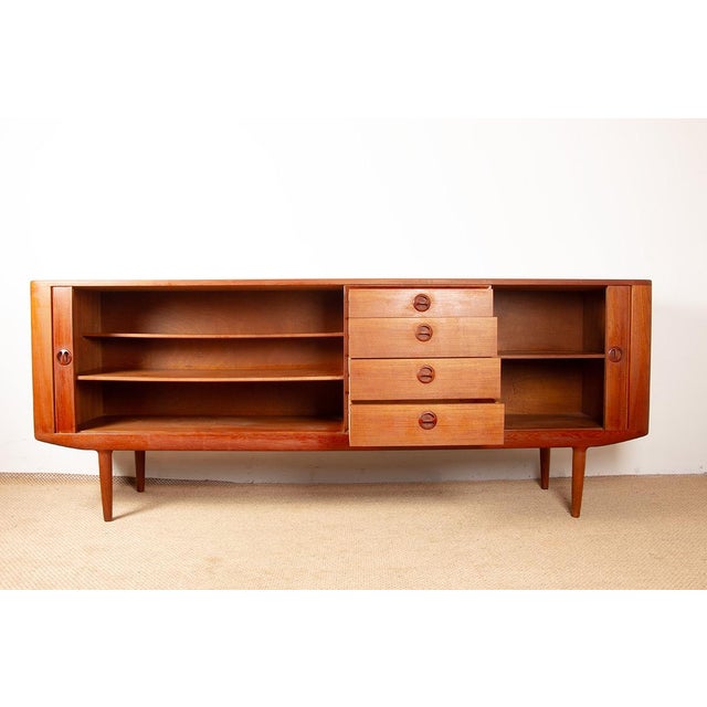 Danish Teak Model 42 Sideboard by Harry Østergaard for Randers Møbelfabrik, 1960 For Sale - Image 3 of 18