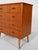 Tan Scandinavian Teak Chest of Drawers, 1950s-1960s For Sale - Image 8 of 11