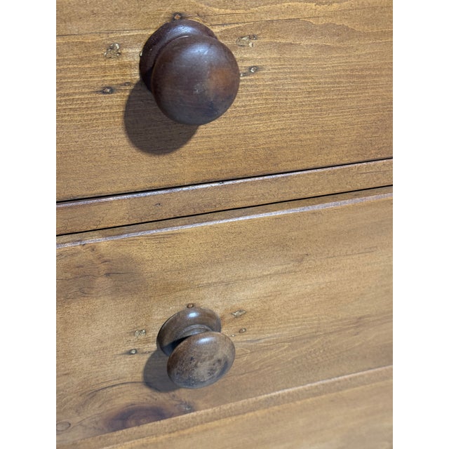 Antique Pine Three Drawers - Chest of Drawers From England For Sale - Image 11 of 18