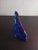 This is Cobalt Blue Art Glass 4" Sea Lion Figurine. Procured at auction