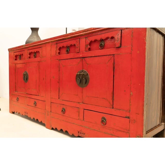 Wood Asian Chest of Drawers, 20th Century For Sale - Image 7 of 12
