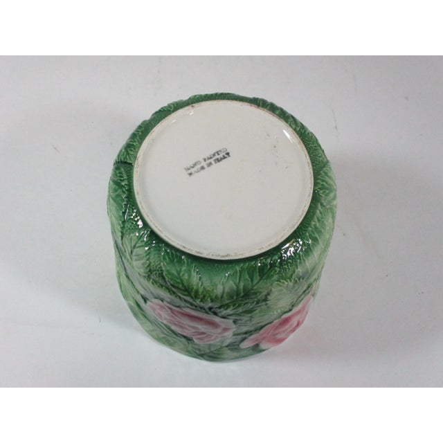 1980s 1980s Italian Rose Cachepot For Sale - Image 5 of 7