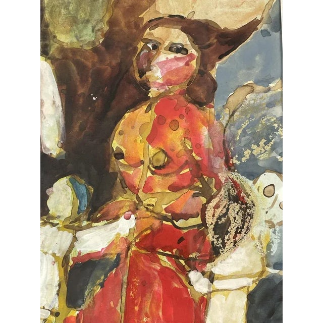 H. Misonne, Abstract Woman, 1890s-1910s, Painting For Sale - Image 10 of 15
