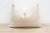 Textile Chalk White Silk Rug Lumbar Pillow For Sale - Image 7 of 8