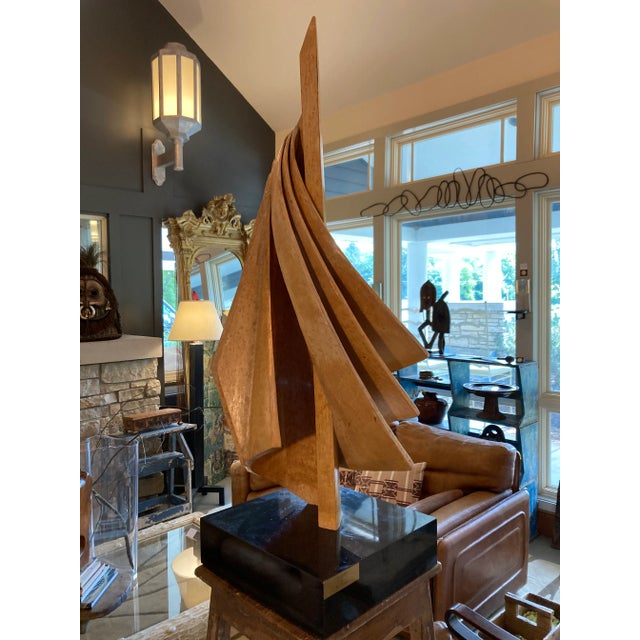 Mid 20th Century Wooden Slat Abstract Sculpture For Sale - Image 13 of 13