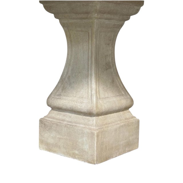 Late 20th Century Michael Taylor Neoclassical Stone Dining Table For Sale - Image 5 of 6