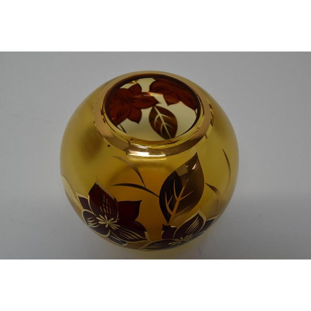 Glass Vase, Czechoslovakia, 1970s For Sale - Image 9 of 14