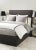 Gray Coleman King Cotton Coverlet Set, Storm, 4 Pieces For Sale - Image 8 of 9