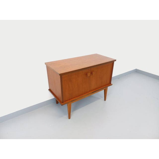 Small Vintage Scandinavian-Style Teak Sideboard, 1960s For Sale - Image 12 of 15