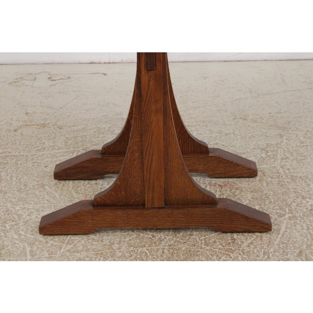Stickley Mission Oak Double Coat Rack Hall Tree For Sale - Image 12 of 17