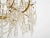 Metal Large Beaded Italian Six-Arm Chandelier For Sale - Image 7 of 10