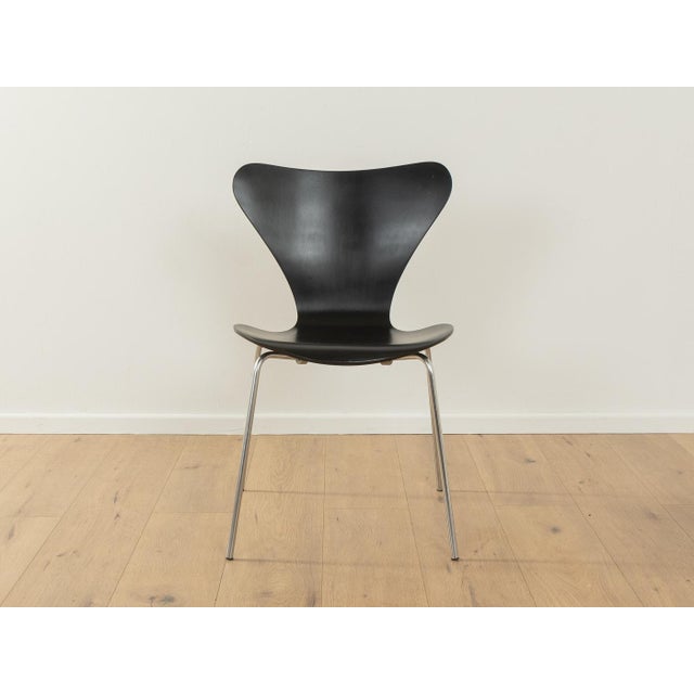 1950s Set of Model 3107 Dining Chairs by Arne Jacobsen for Fritz Hansen, 1950s For Sale - Image 5 of 11