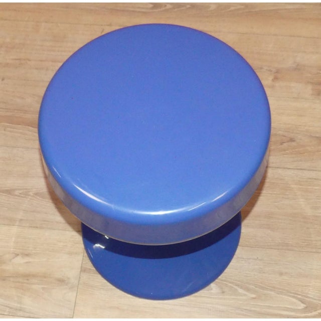 Vintage Bathroom Stool by Emsa Blau, 1970s For Sale - Image 3 of 11