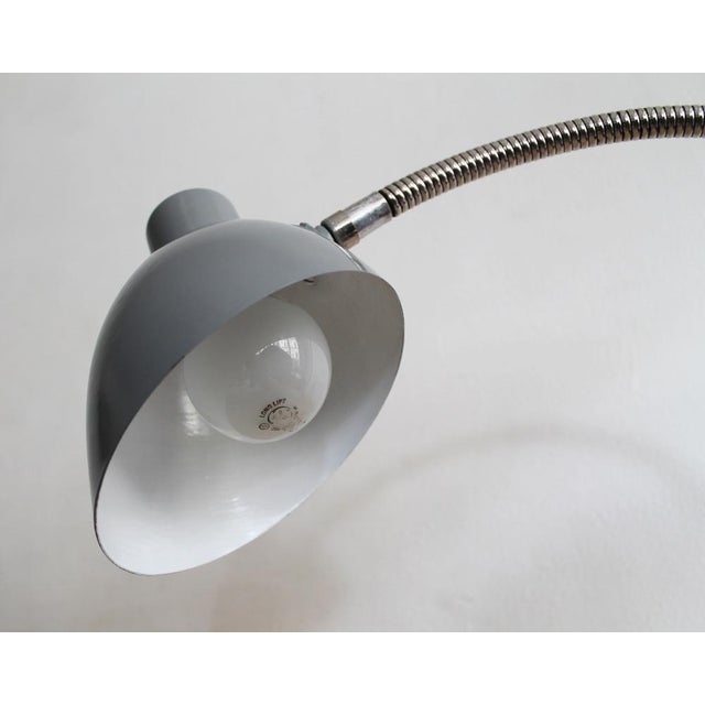 Gray Industrial Table Lamp, 1960s For Sale - Image 8 of 14