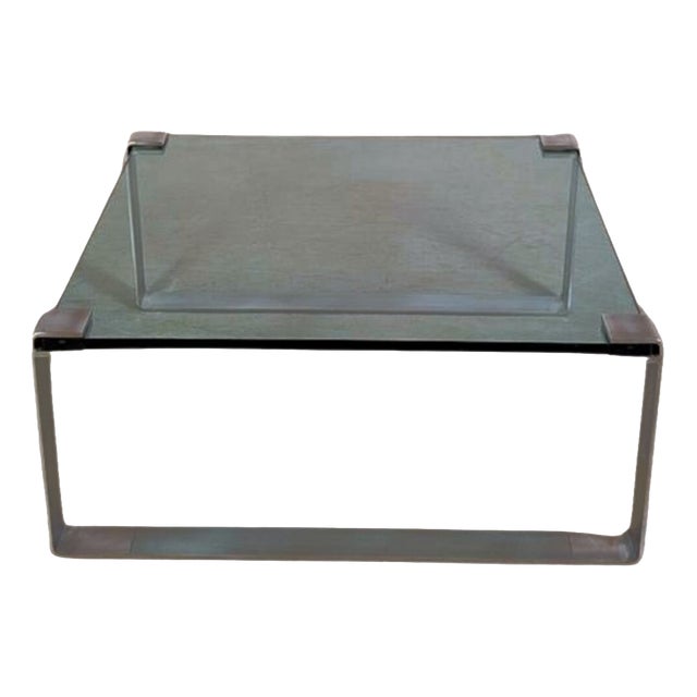 Square Glass Model 1022 Coffee Table Table by Peter Draenert For Sale