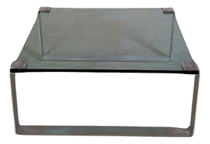 Square Glass Model 1022 Coffee Table Table by Peter Draenert