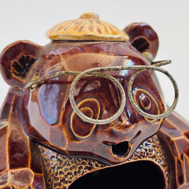 Mid Century Pottery Bear Ashtray For Sale In San Francisco - Image 6 of 10