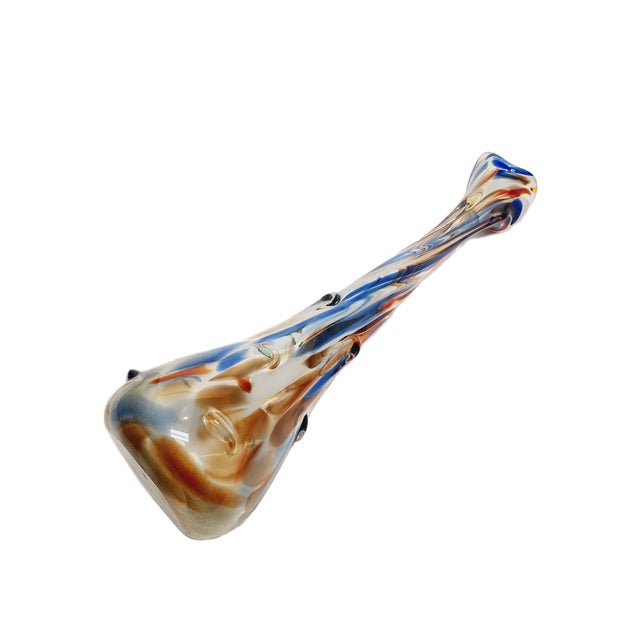 Blue Art Deco Vase from HSG Laura, Poland, 1970s For Sale - Image 8 of 13