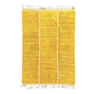 Vintage Hand-Knotted Moroccan Mrirt Rug, 2010s For Sale