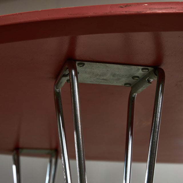 Pink Superellipse Table, 1960s For Sale - Image 9 of 18