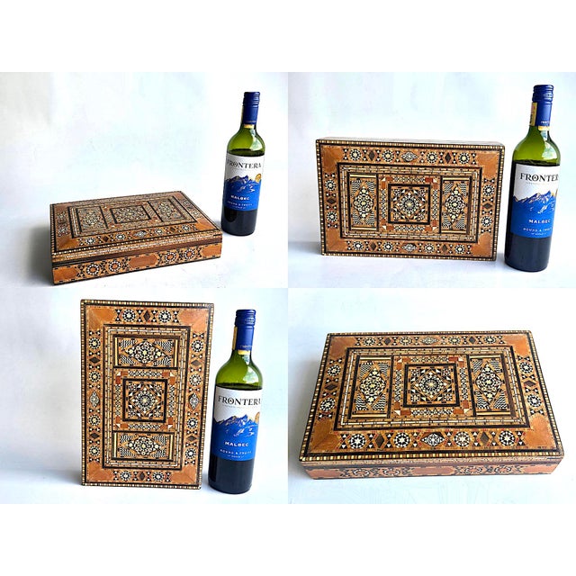 Vintage Marquetry Mosaic Trinket/Jewelry Box For Sale In Miami - Image 6 of 9