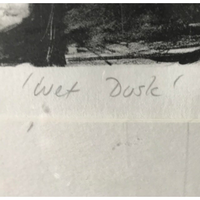 Printmaking Materials Natasha Zupan Signed Limited Edition Print “Wet Dusk,” 10/10 For Sale - Image 7 of 12