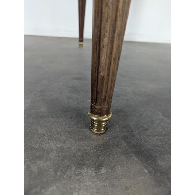 Louis XVI Style Table in Mahogany For Sale - Image 6 of 7